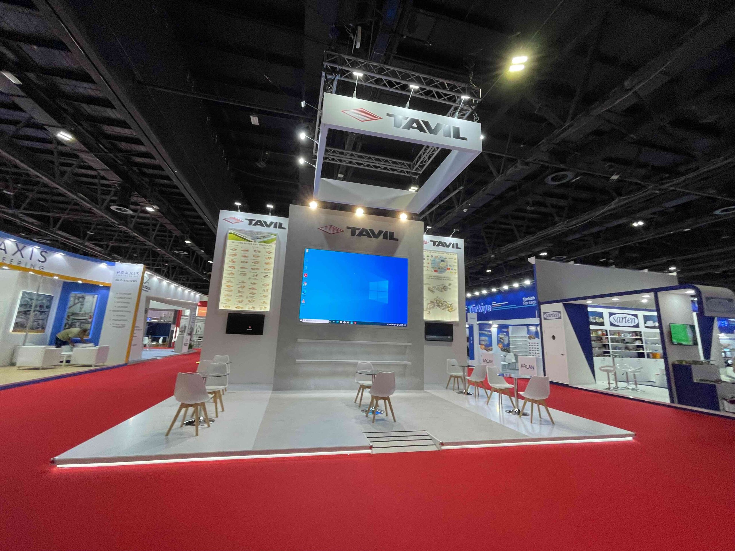 stand con video wall