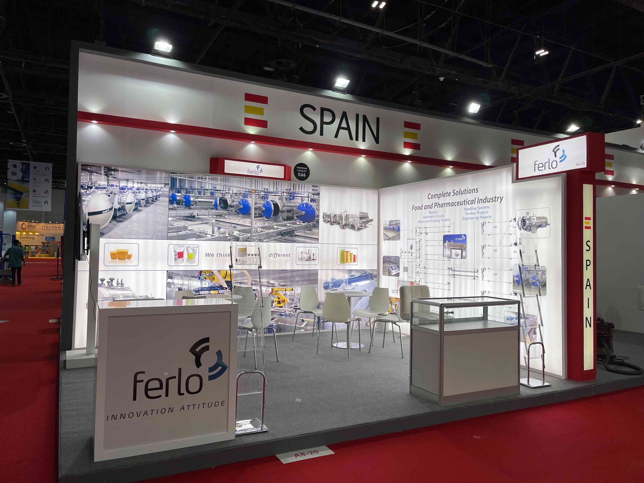 stand retroiluminado